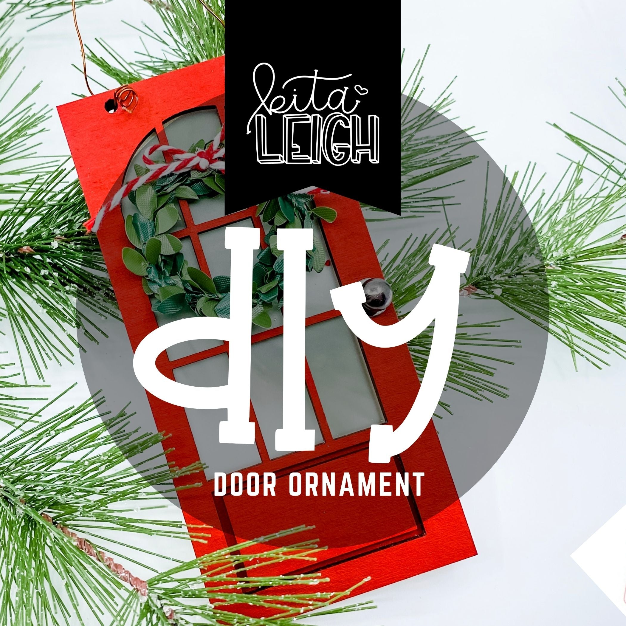 DIY Door Christmas Ornament