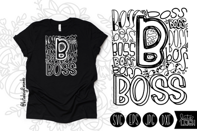 Boss Typography SVG