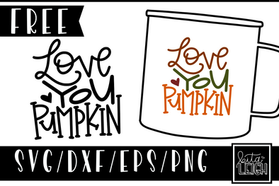 FREE Love You Pumpkin