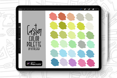 Easter Procreate Color Palette Swatch