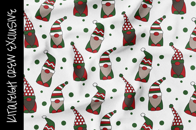 Santa Gnomes Repeat Pattern