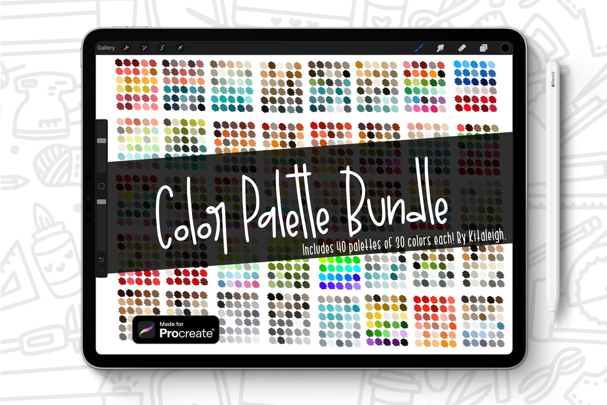Procreate Color Palette Swatch Bundle – Kitaleigh LLC