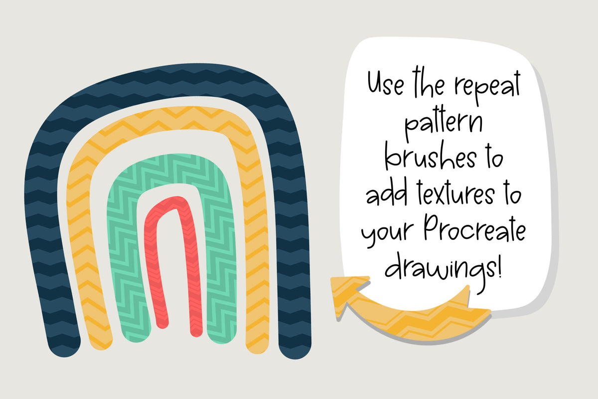 10 Chevron Repeat Pattern Procreate Brush Bundle – Kitaleigh LLC