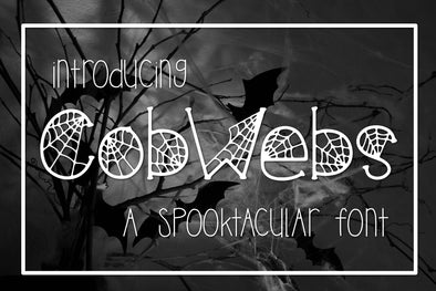 Cobwebs a Spooktacular Font