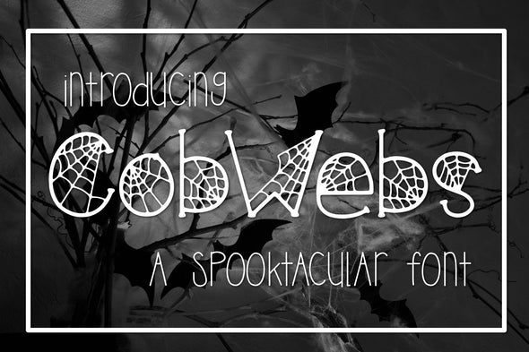 Cobwebs a Spooktacular Font