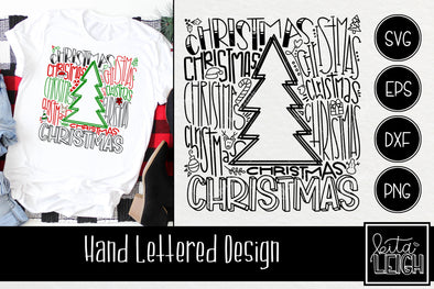 Christmas Tree Typography