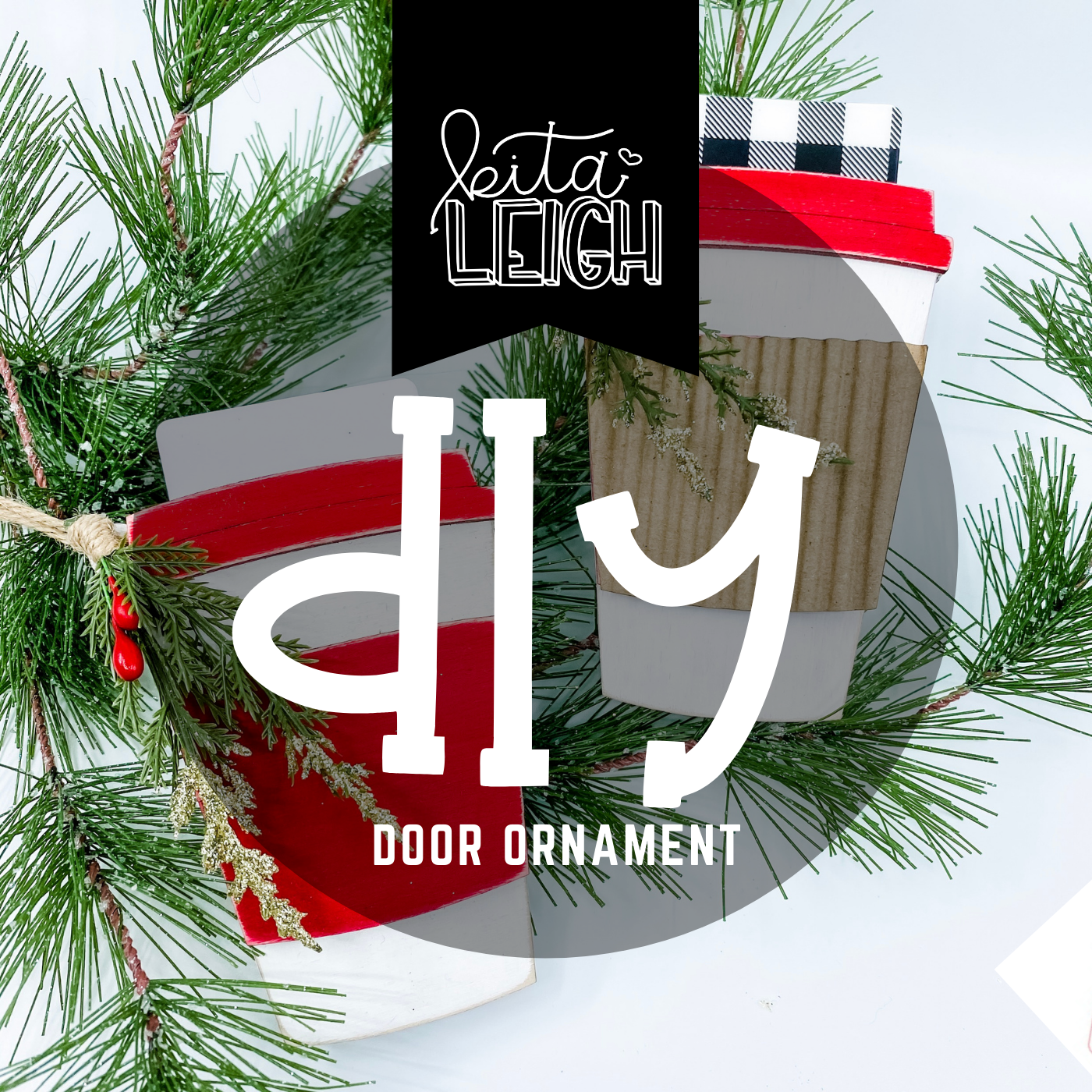 DIY Coffee Cup Gift Card Holder Ornament