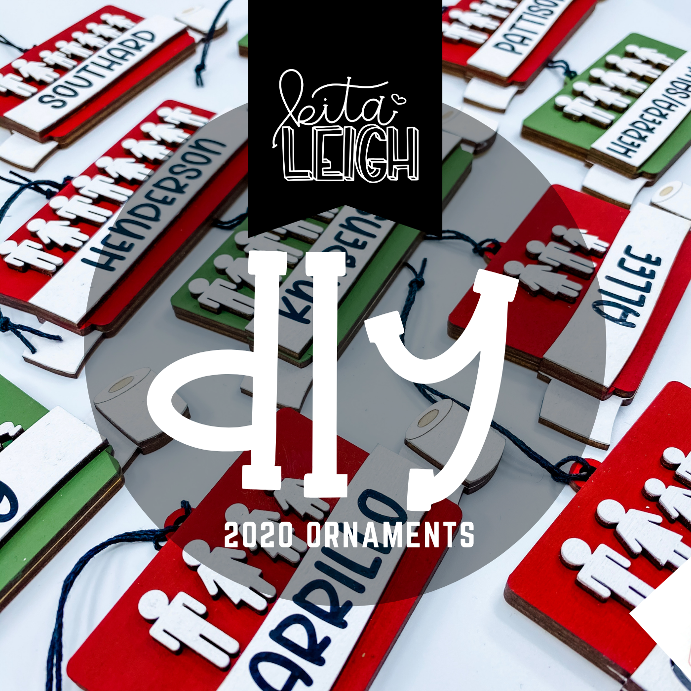 DIY 2020 Family Christmas Ornaments