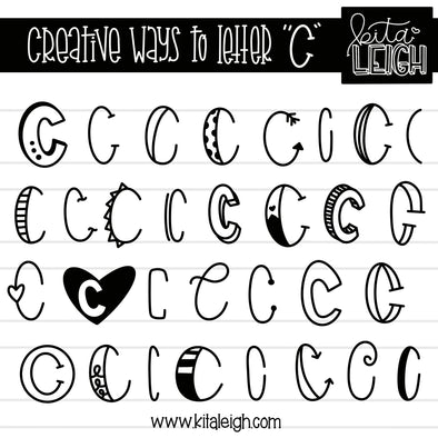 Creative Ways to Letter 'C'