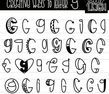Creative Ways to Letter 'G'