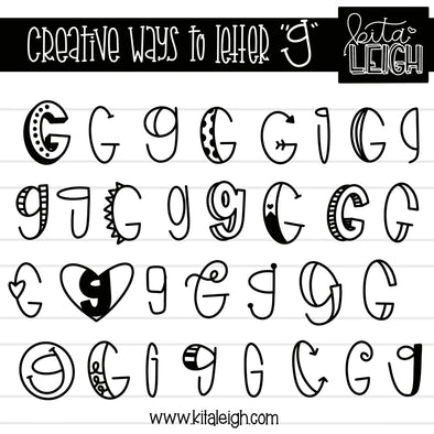 Creative Ways to Letter 'G'