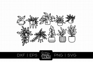 House Plant Doodles Vol 5 | Cut File