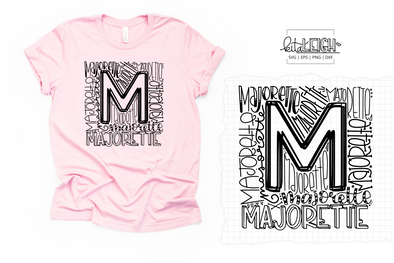 Majorette Typography SVG