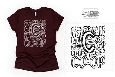 Co Op Typography SVG