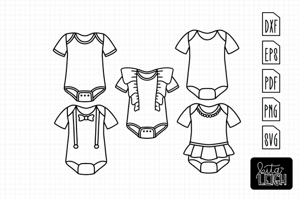 Baby Bodysuits | Cut File