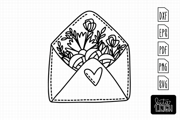 Floral Mail | Cut File