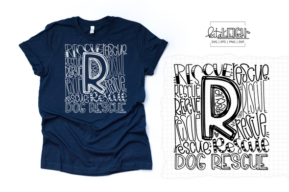 Dog Rescue Typography