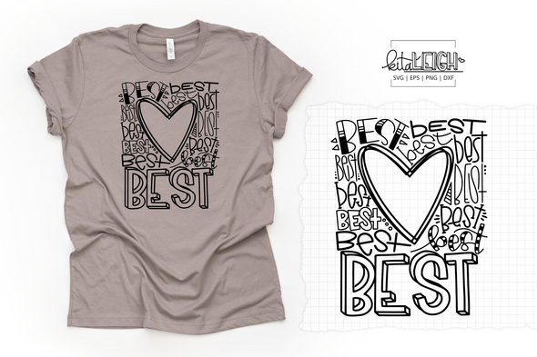 Best Heart Typography