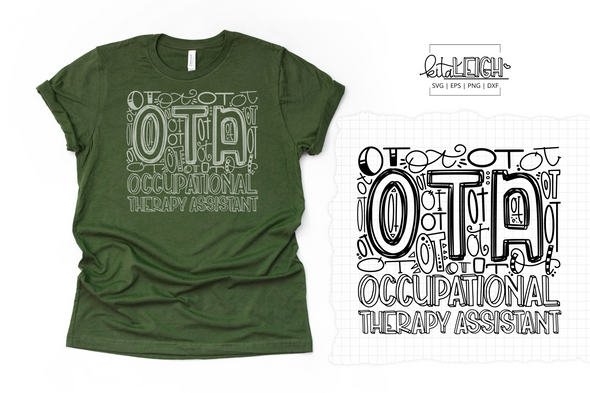 OTA Occupational Therapy Typography