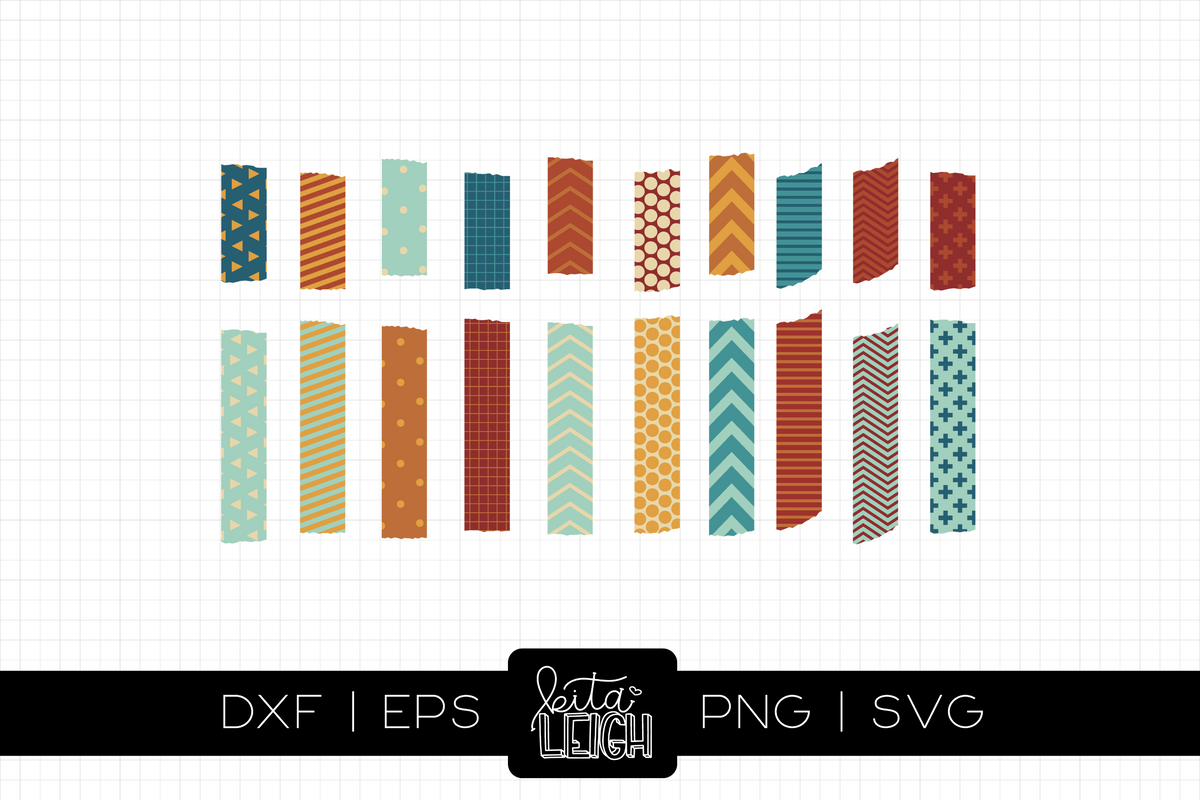 Patterned Tape | Cut File – Kitaleigh LLC