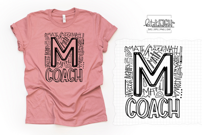 Math Coach Typography SVG