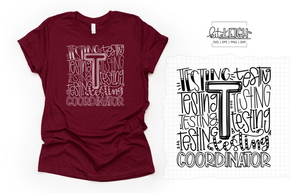 Testing Coordinator Typography