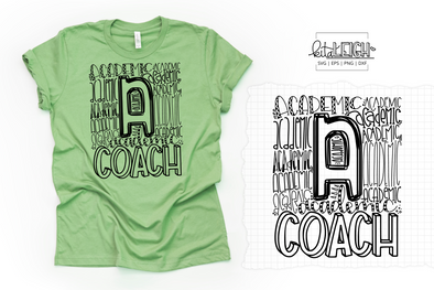 Academic Coach Typography SVG