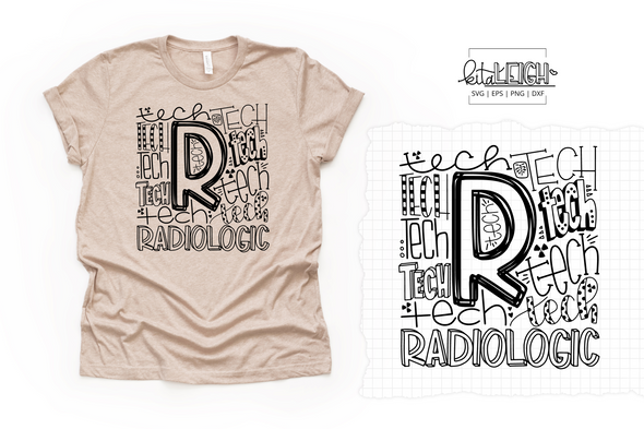 Radiologic Tech Typography