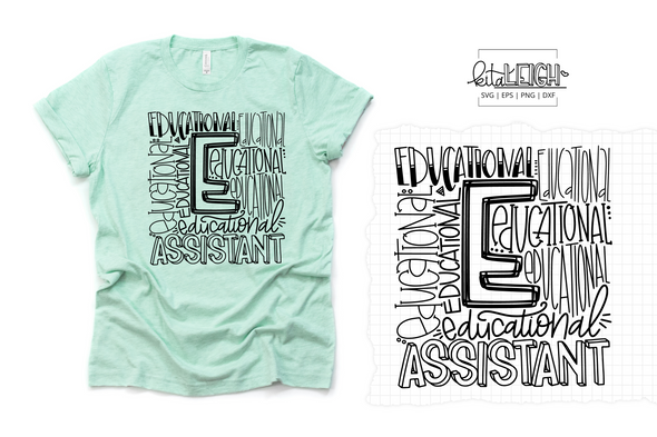 Educational Assistant Typography