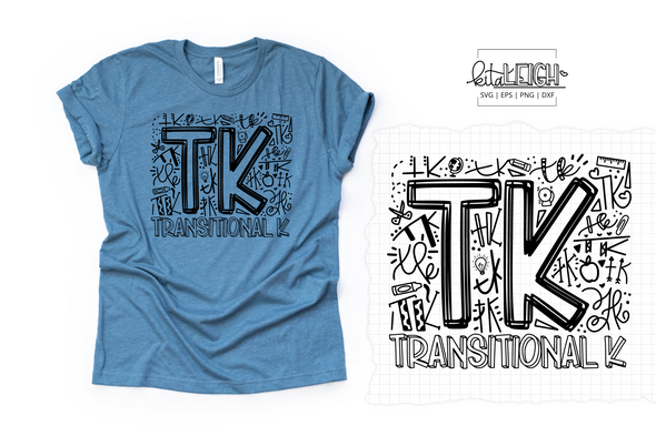 Transitional Kindergarten Typography