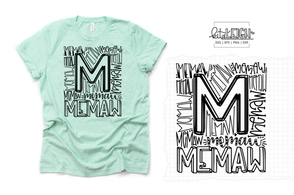 Memaw Typography SVG