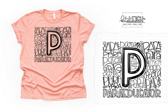 Paraeducator Typography SVG