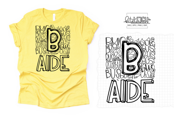 Bus Aide Typography SVG