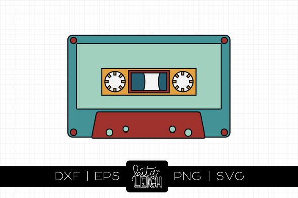Cassette Tape | Cut File and Scoring Design