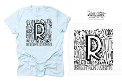 Reading Interventionist Typography SVG