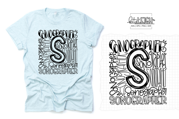 Sonographer Typography