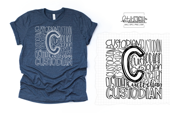 Custodian Typography SVG