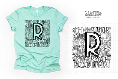 Receptionist Typography