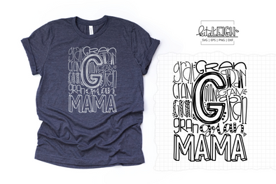Gran Mama Typography SVG