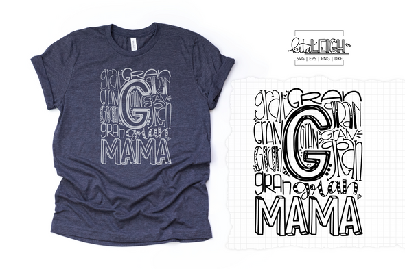 Gran Mama Typography SVG