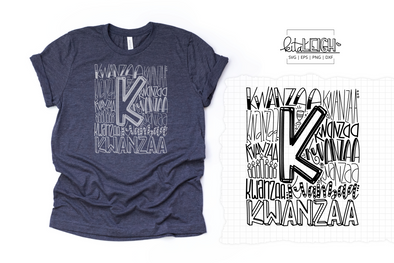 Kwanzaa Typography SVG