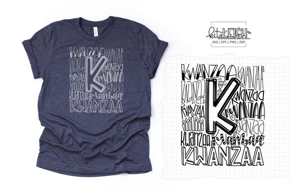 Kwanzaa Typography SVG