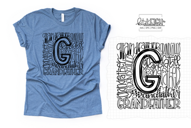 Grandfather Typography SVG