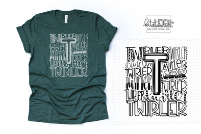 Twirler Typography SVG