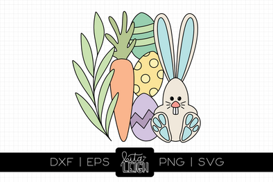 Easter Bunny Egg Scene | Cut File