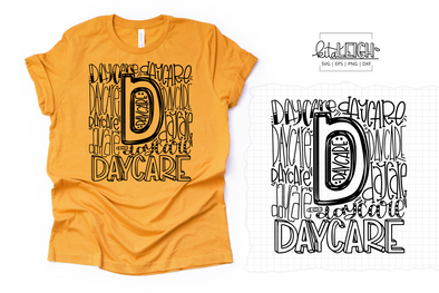 Daycare Typography SVG