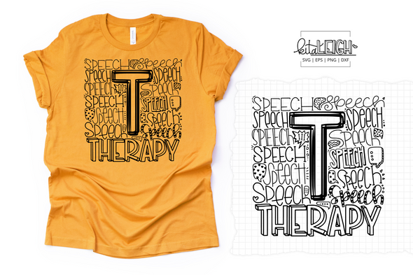 Speech Therapy Typography