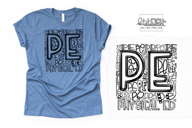 PE Typography SVG