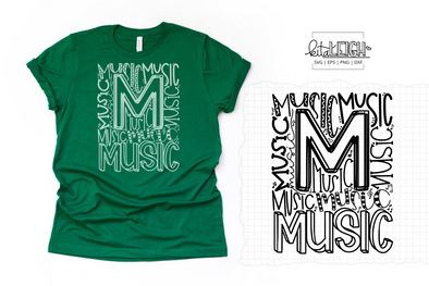 Music Typography SVG