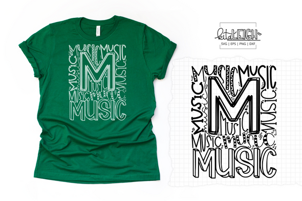 Music Typography SVG